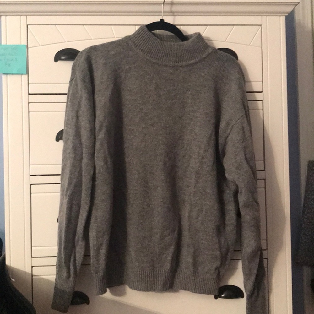 Mock neck turtle neck